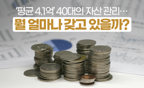 ‘평균 4.1억’ 40대의 자산 관리···뭘 얼마나 갖고 있을까?