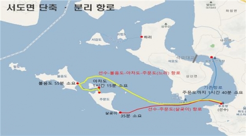 인천시, 강화도↔주문도 새 뱃길 개통···소요시간 대폭 단축