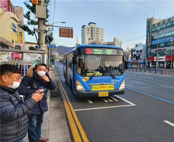 인천시, 버스탑재형 버스전용차로 단속 계도기간 연장