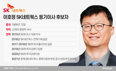 최신원 대타 이호정 SK네트웍스 경영지원본부장은 누구