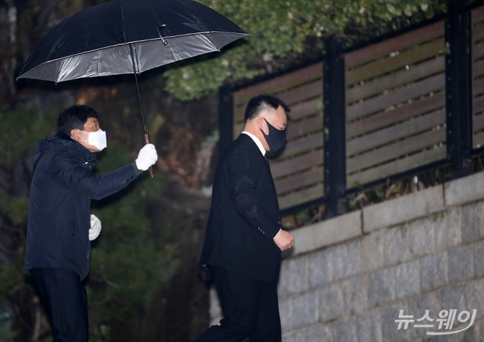 故 정주영 현대그룹 명예회장 20주기 참석하는 범현대家 -정일선 현대비앤지스틸 사장. 사진=이수길 기자 leo2004@newsway.co.kr