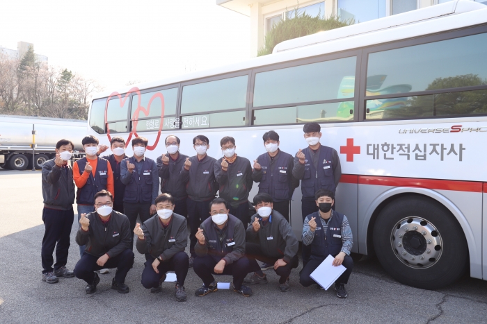 LG화학 나주공장, 노경합동 ‘릴레이 헌혈 캠페인’ 참여 기사의 사진