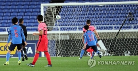 벤투호, 한일전 0-3 완패