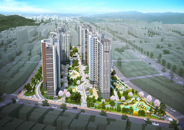 한양수자인 더팰리시티 조감도(사진제공=㈜한양)