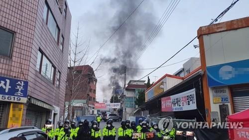 사랑제일교회 명도집행 폭력사태 30여명 검찰 송치