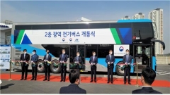 인천시, M6450노선 전국 최초 ‘2층 전기버스’···26일 개통