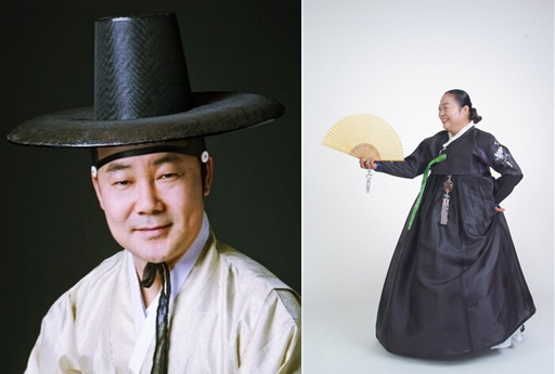 나영선 연주자(왼쪽), 김선이 명창(오른쪽)