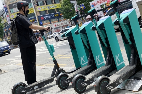 LG전자, 킥고잉과 전동킥보드 무선충전 솔루션 구축