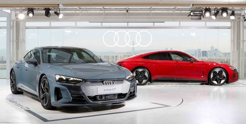 아우디 ‘e-트론 GT·RS e-트론 GT’ 최초 공개···미래 모빌리티 여정