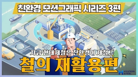 현대제철, 세번째 모션그래픽 ‘철의 재활용’ 공개