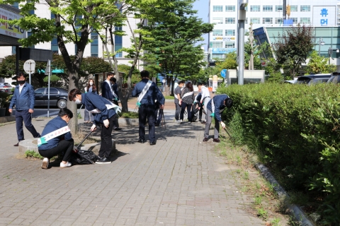 LX 광주전남지역본부, 치평동 일대 환경정화활동 펼쳐