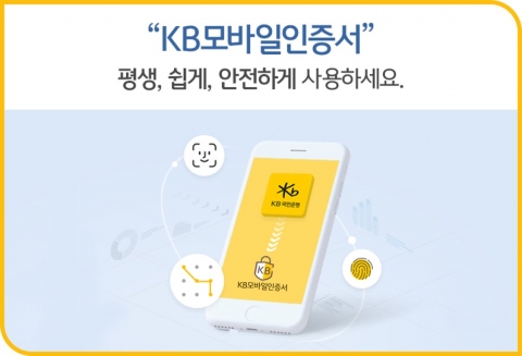 KB국민은행 “KB모바일인증서 가입자 800만명 돌파”