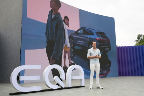 벤츠코리아, 2년 만에 두번째 전기차 ‘더 뉴 EQA’ 韓 공개···7월 공식 출시
