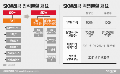 회사 쪼갠 SK텔레콤, 지금 사도 될까