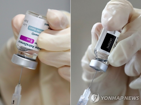 “AZ-얀센 접종 시 ‘혈소판 감소성 혈전증’ 위험 안내문자 발송”