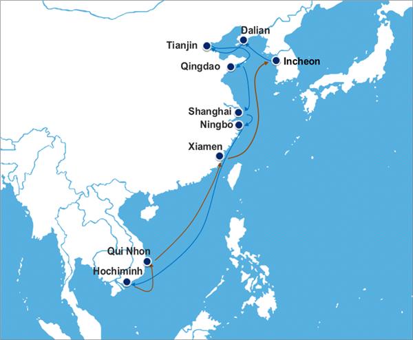 인천항만공사, 인천-베트남 신규 항로 개설