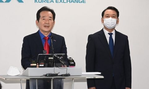 정세균·이광재 “정세균으로 후보 단일화”