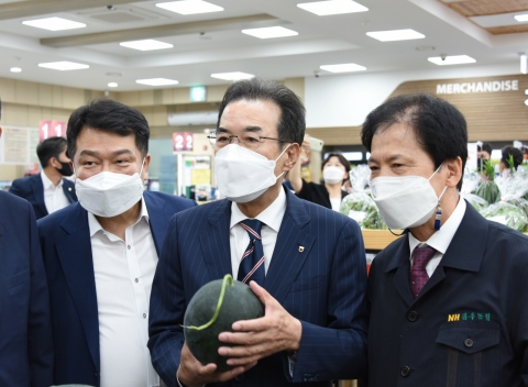 이성희 농협중앙회장 광주지역 조합장들과 현장간담회 개최