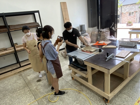 전주기전대학 메이커빌리지, 지역민 대상 기초 목공교육 진행