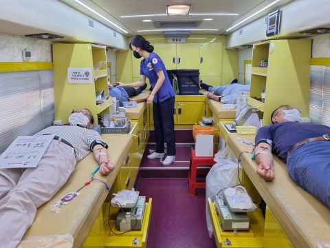 광주시 보건환경연구원, 단체 헌혈로 사랑나눔 실천