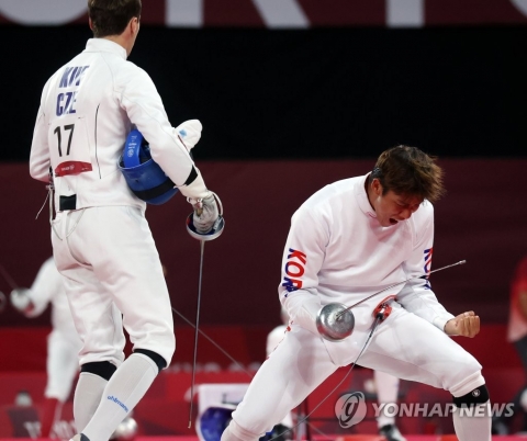 도쿄 올림픽 정진화, 남자 근대5종 펜싱 랭킹 라운드 5위