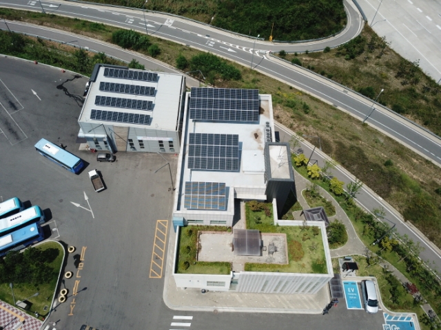 인천경제청, 청라BRT통합차고지에 연간 10만6천㎾ 전력생산 태양광 준공
