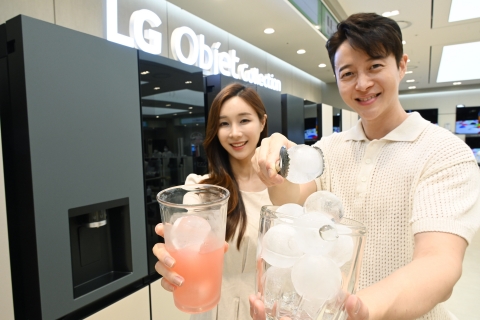 LG전자, ‘원형 얼음’ 얼음정수기냉장고 판매 40% 증가