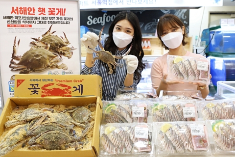 롯데마트, 제철 전어 판매 촉진행사···어가 돕기 동참