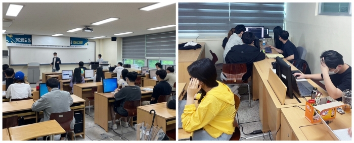 순천대 ICT융합공학부, ㈜GS ITM과 ‘웹프로그래밍 산학협력 실무특강’ 모습
