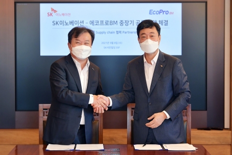 SK이노베이션, 에코프로비엠서 10조원대 배터리 양극재 공급받는다