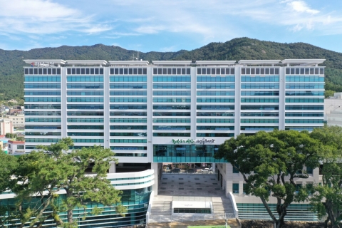 해남군 신청사 전경