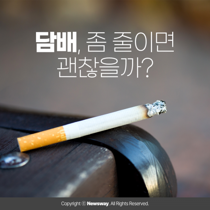 담배, 좀 줄이면 괜찮을까? 기사의 사진