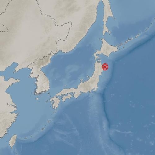 일본 이와테현 모리오카 해역서 규모 6.0 지진