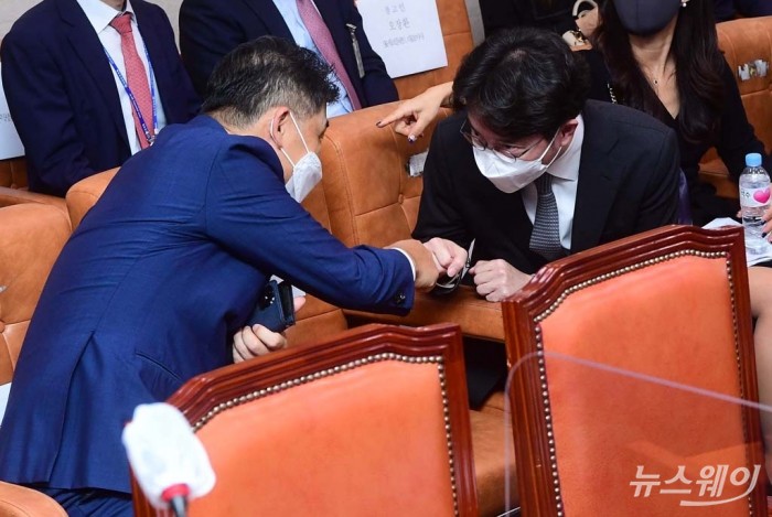 국회 산업통상자원중소벤처기업위원회 중소벤처기업부 등에 대한 국정감사. 사진=이수길 기자 leo2004@newsway.co.kr