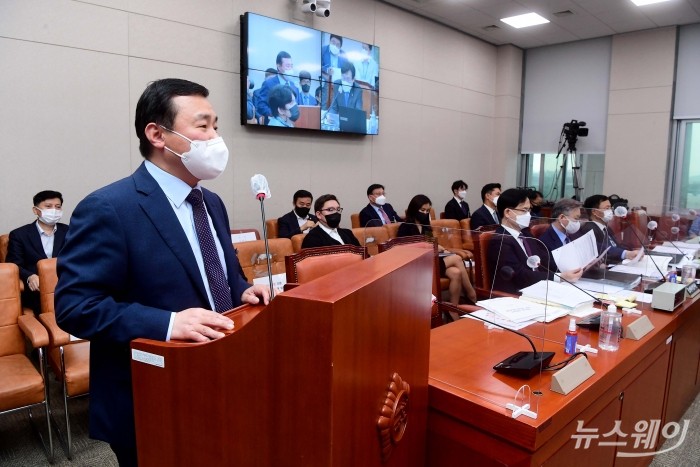 국회 산업통상자원중소벤처기업위원회 중소벤처기업부 등에 대한 국정감사. 사진=이수길 기자 leo2004@newsway.co.kr