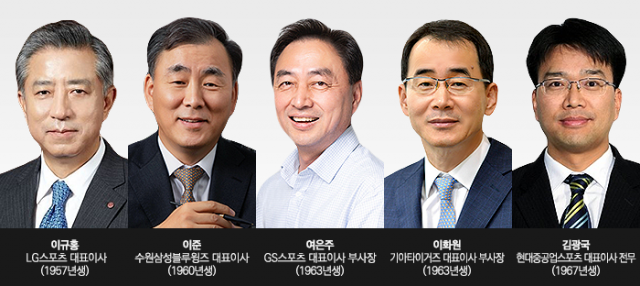 ‘홍보맨이 대세’ 재계 스포츠단 대표, 연말인사 관심 UP