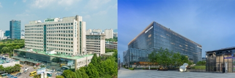 이대목동병원과 이대서울병원(왼쪽부터).