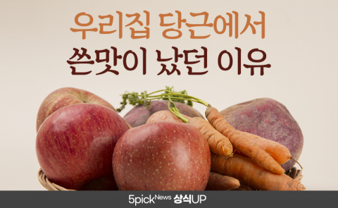 우리집 당근에서 쓴맛이 났던 이유