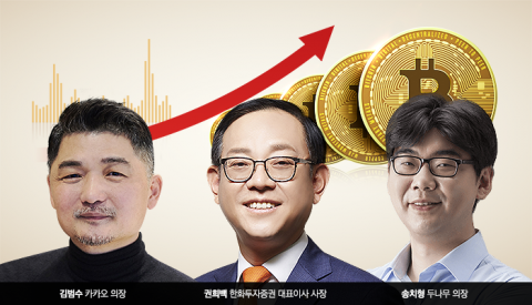 족집게 선제 투자로 웃음꽃 핀 김범수·권희백·송치형
