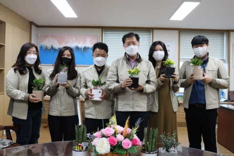 LX광주전남지역본부, ‘1인 1청렴화분 가꾸기’ 캠페인 진행