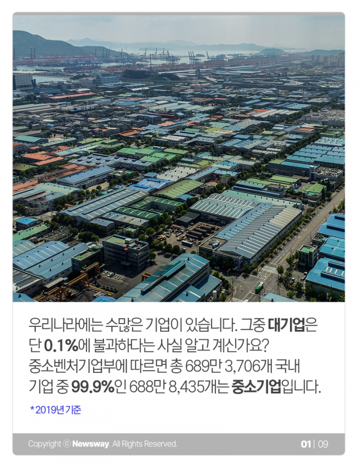 중기 종사자 리포트: 82.7%, 1744만명, 벌어들이는 돈은··· 기사의 사진