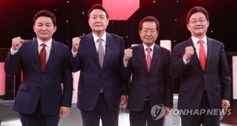 ‘꿔준표· 398 후보·빈 깡통’···국민의힘 막판까지 신경전