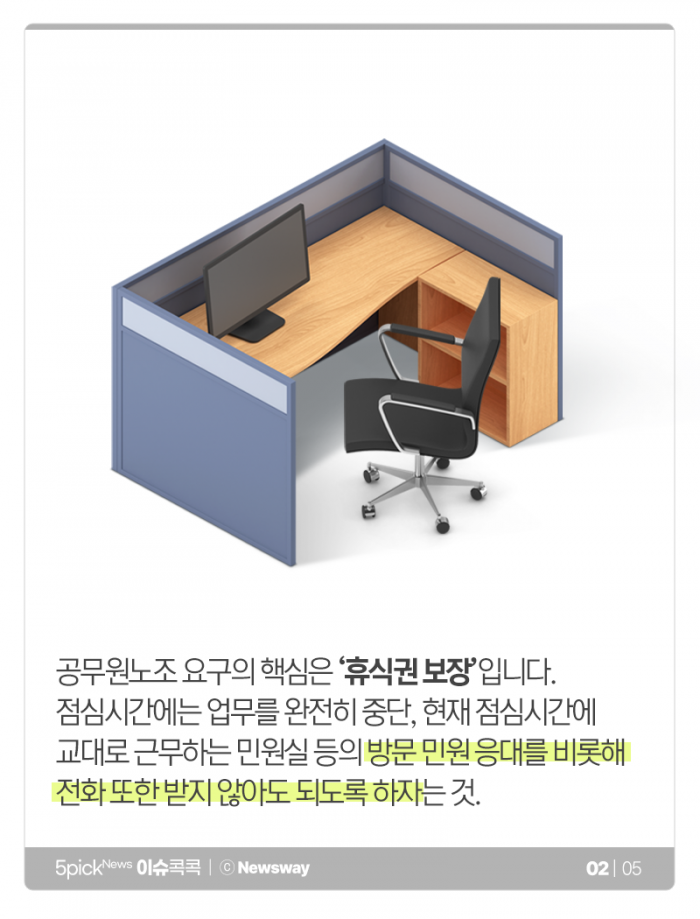 점심에 문 닫겠다는 공무원들···“그냥 자영업 해라” 기사의 사진