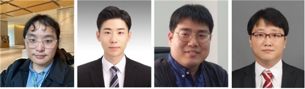 왼쪽부터 실리코팜(주) 김태형 대표, 지상호 대표, DGIST 뇌·인지과학전공 유우경교수, 한국뇌연구원 천무경 박사(사진제공=DGIST)