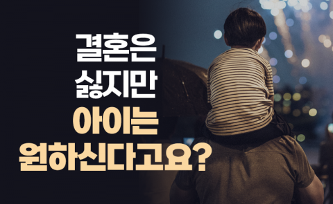 결혼은 싫지만 아이는 원하신다고요?