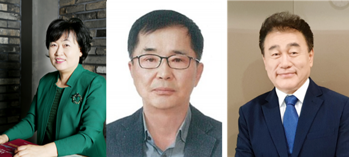 왼쪽부터 광주관광재단 남성숙 대표이사, 전라남도관광재단 이건철 대표이사, 전라북도문화관광재단 이기전 대표이사