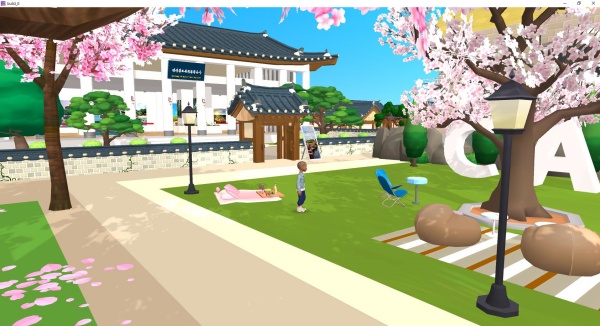 메타버스 플랫폼 네이버 제페토를 통해 구현한 경주 보문단지(사진제공=경북문화관광공사)