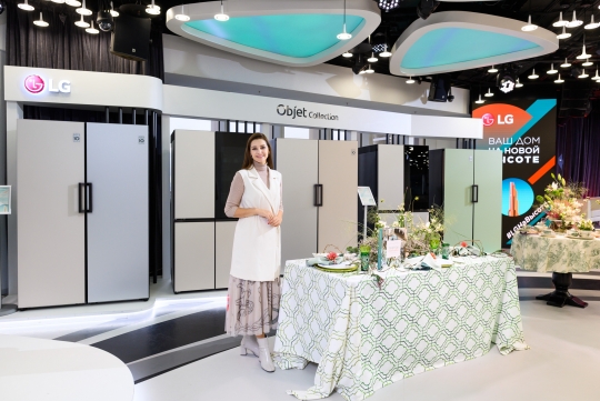 LG전자는 러시아 모스크바에서 ‘LG 오브제컬렉션(Objet Collection)’ 출시 기념행사를 개최했다. 사진=LG전자