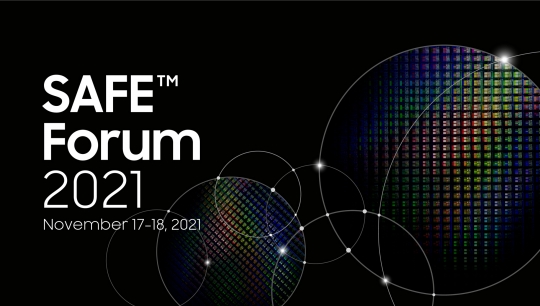 삼성전자는 18일 ‘SAFE(Samsung Advanced Foundry Ecosystem) 포럼 2021’을 개최해 ‘퍼포먼스 플랫폼(Performance Platform) 2.0’을 주제로 최첨단 공정 기반 칩 구현에 필요한 솔루션 강화 방안을 논의하고 개발 협력 성과와 사례를 공유했다. 사진=삼성전자