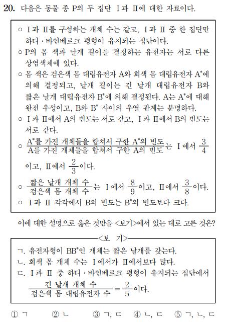 대학에 생명과학Ⅱ ‘정답유지·전원정답’ 2가지 성적 제공